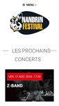 Mobile Screenshot of nandrinfestival.be